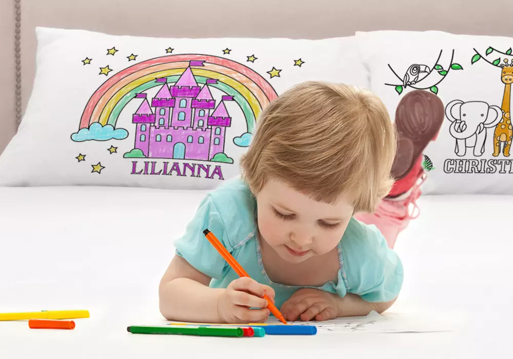 Add Color Custom Pillowcases from Monogram Online (Up to 84% Off) - Primary Image