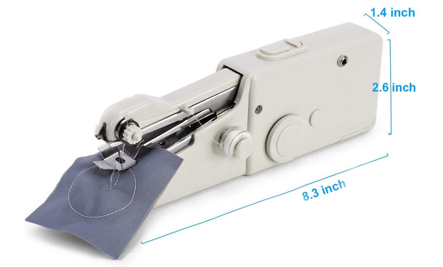 Image 4: Portable Cordless Sewing Machine