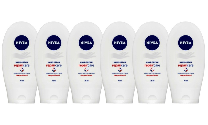 6x Nivea Repair Care Hand Cream