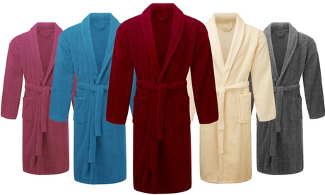 Accappatoio con cappuccio disponibile in 5 colori e 4 taglie