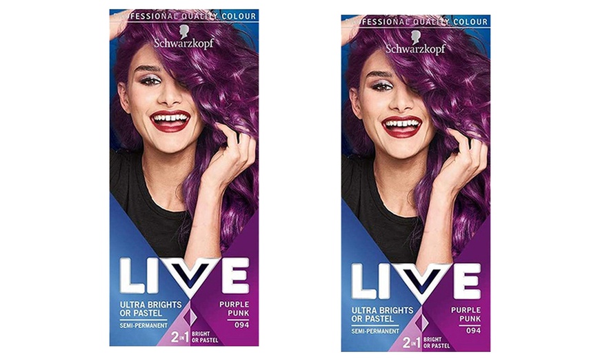 Image 45: 1 ou 2 boîtes de teinture cheveux "Live Intense Colour" de Schwarzkopf