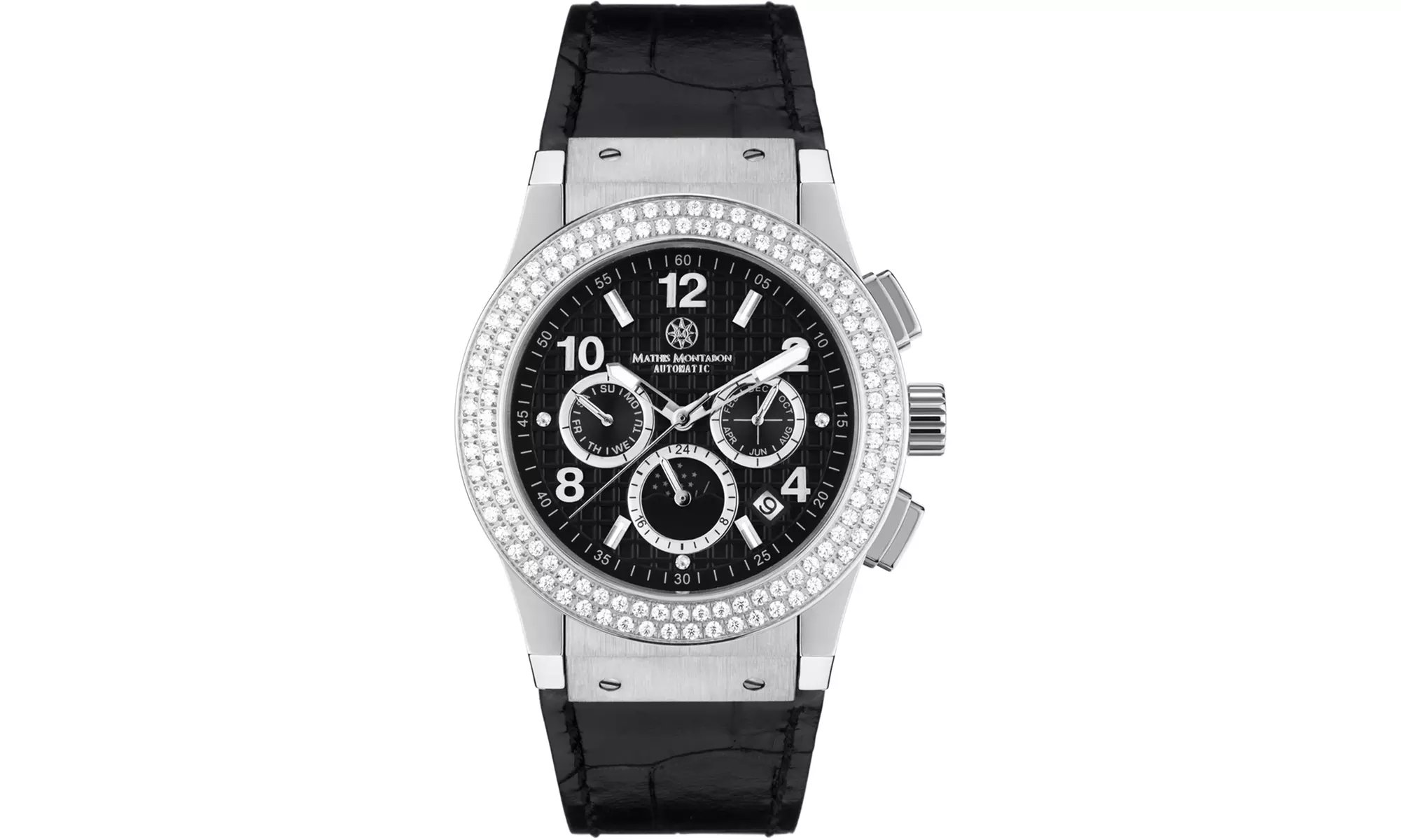 Mathis Montabon Noblesse Damen-Armbanduhr in Schwarz - Primary Image