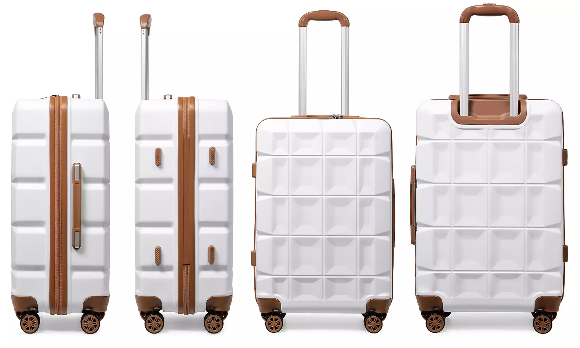 KONO Hard Shell Suitcases with TSA Locks