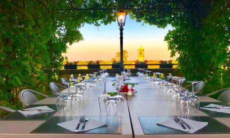 Menu di pesce per 2 o 4 con antipasto, primo, secondo, dolce e vino alla Terrazza Da Vinci (sconto fino a  56%)