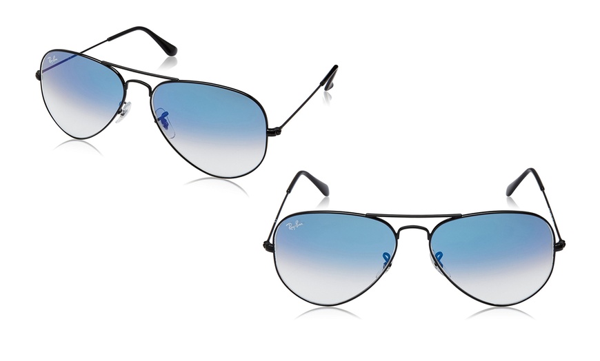 Image 2: Ray-Ban Aviator Sunglasses; selection of colours 