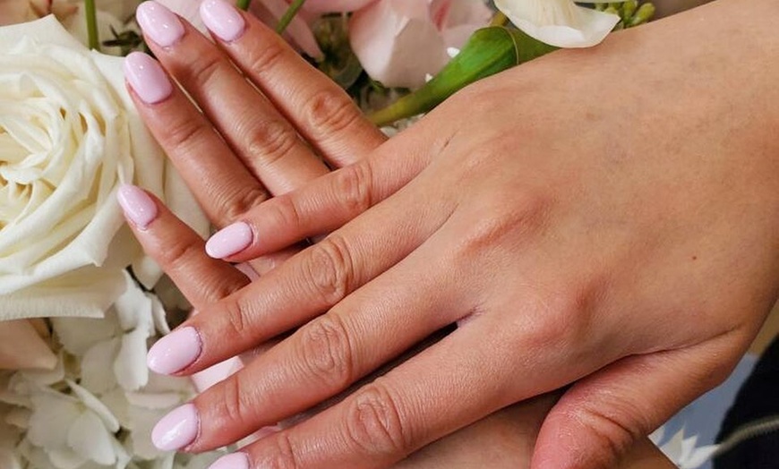Image 2: Experience the Luxury Nail Package or Gel Manicure & Pedicure Services