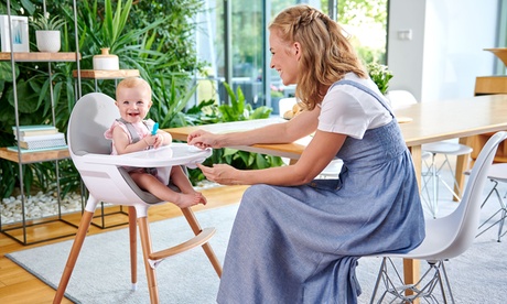 Seggiolone 2 in 1 Kinderkraft Fini per bambini dai 6 mesi ai 5 anni, disponibile in 3 colori