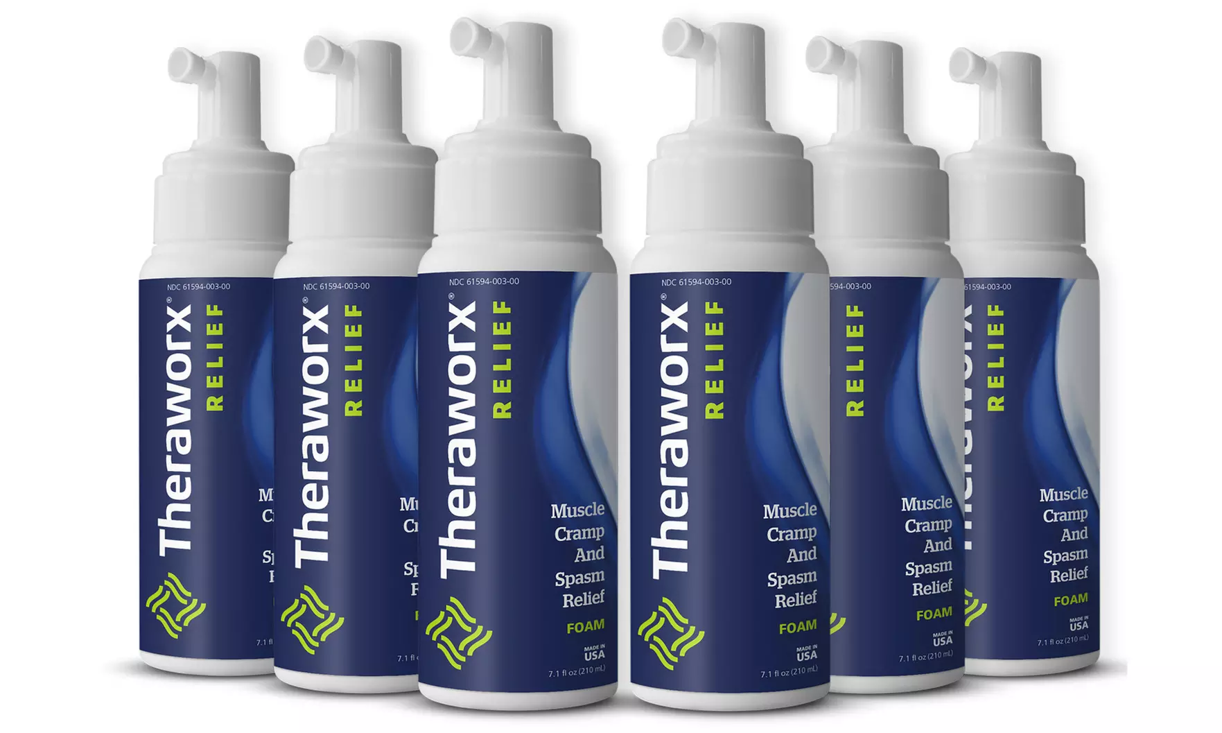 Theraworx Muscle Cramp and Spasm Relief Foam, Muscle Relief - Second Medium