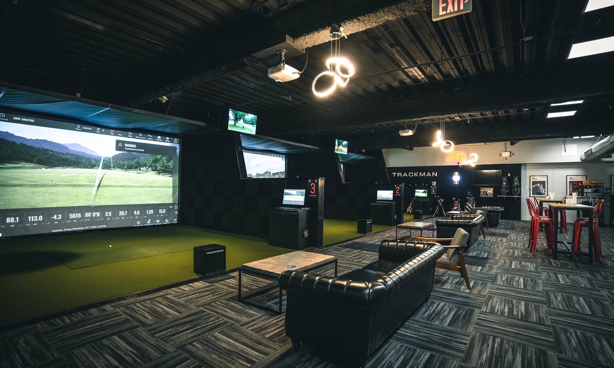 Enjoy a 1, 2, 3 or 4 Hour Golf Simulator Rental (Up to 8 People)