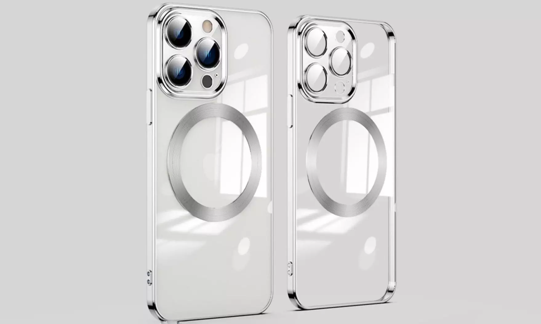 MagSafe-kompatible Iphone Hülle mit galvanischem Rahmen und Kameraschutz in Farbe und Modell nach Ihrer Wahl - Second Medium