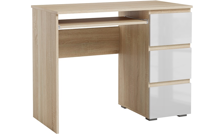 Image 10: Desk with Three Drawers