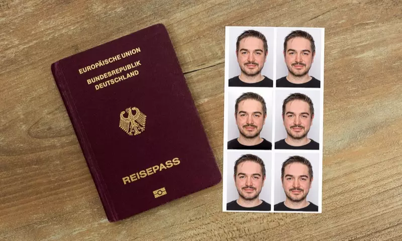 Passbilder für 1 Person mit 6 Stück zum Mitnehmen & digitaler Datei bei Rebecca Dernbach Fotodesign (20% sparen) - Primary Image