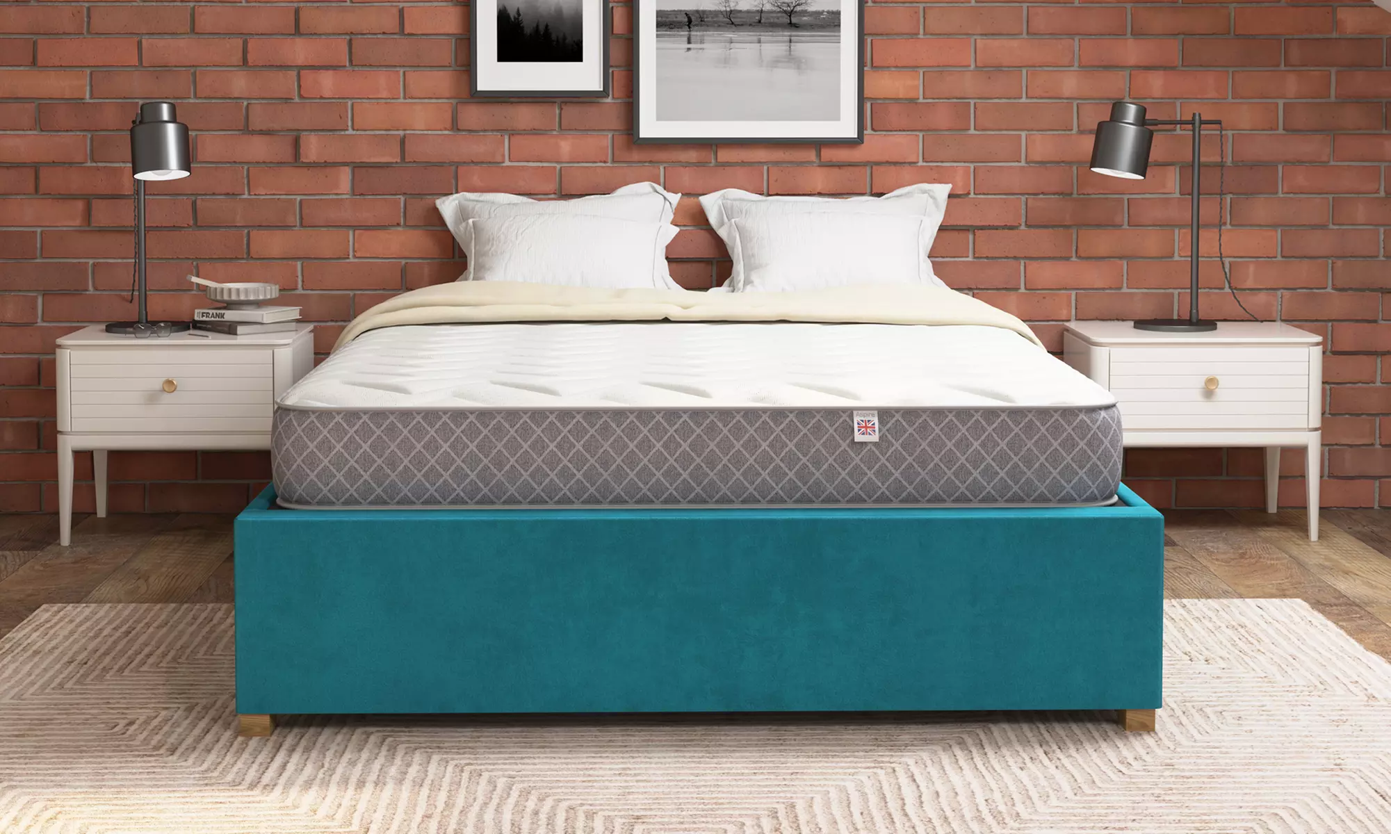 Aspire UK Made 700 Eco Foam Hybrid Sprung Value Mattress