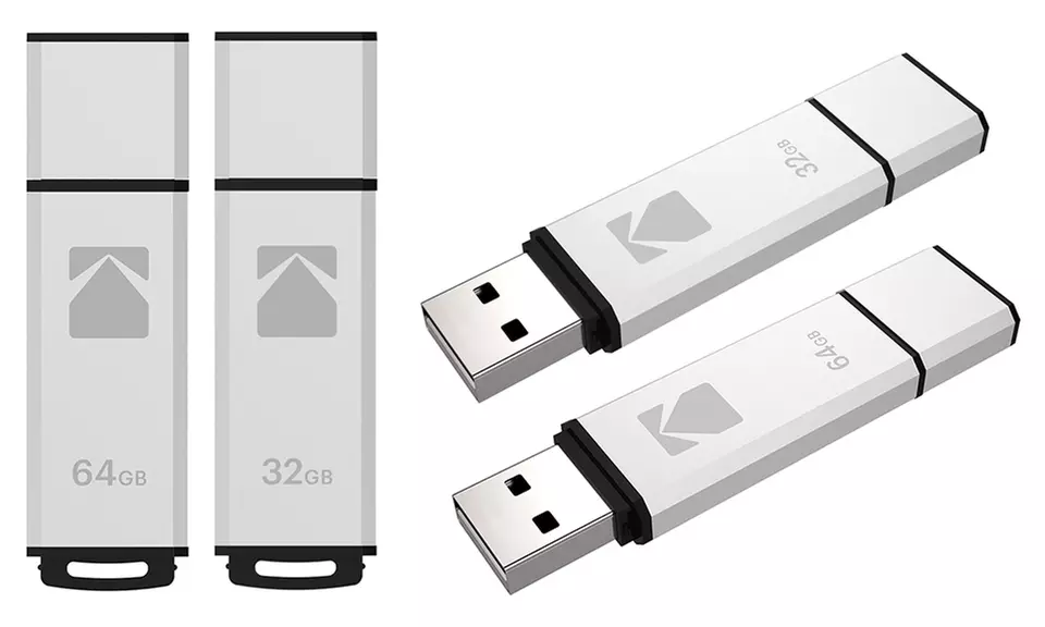 One or Two Kodak USB 2.0 K950 Flash Drives - Primary Image