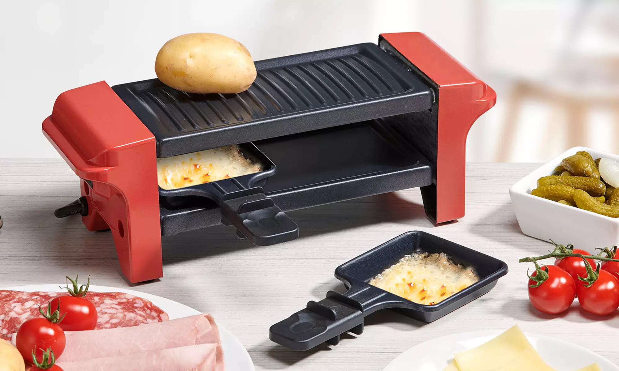 Appareil à raclette pour 2 personnes Kitchencook - Primary Image