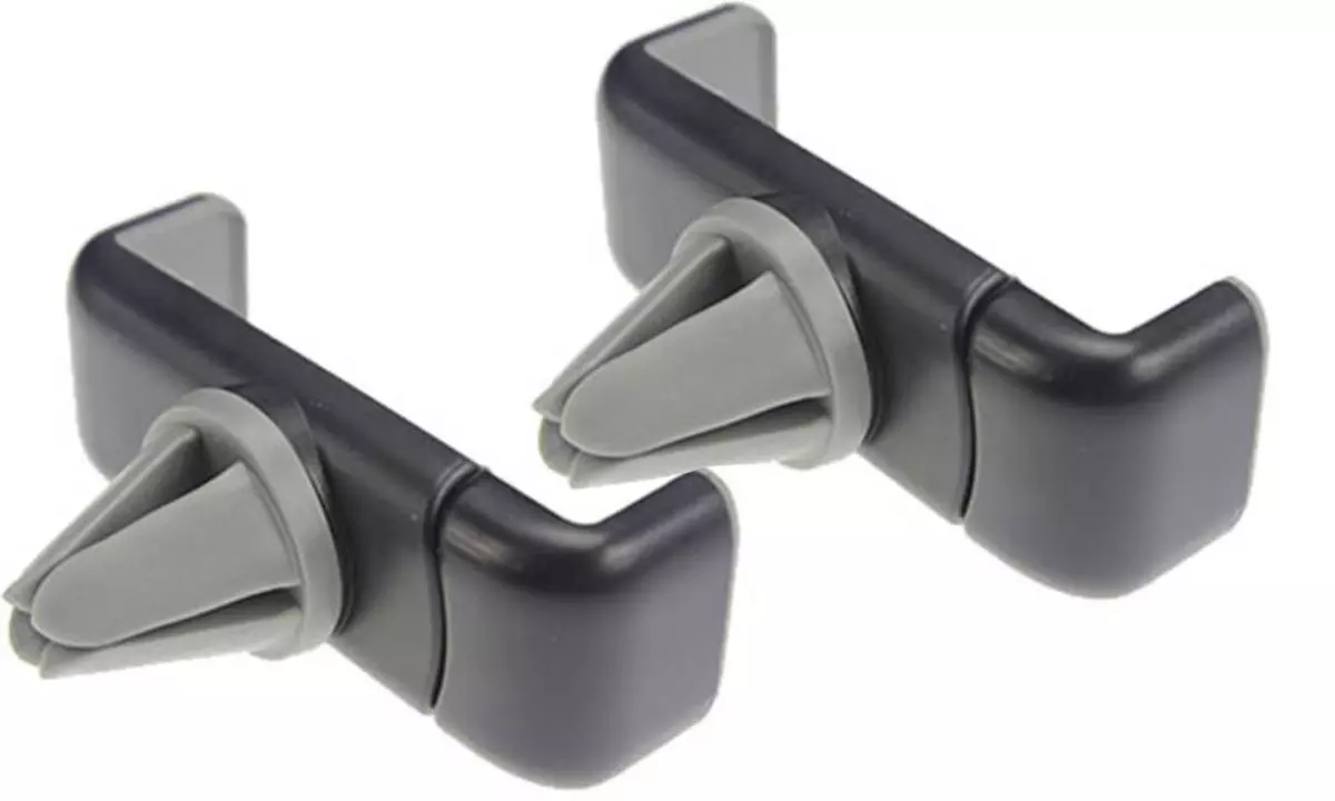 Drehbare Smartphone-Halterung in Schwarz für Auto-Lüftungsgitter - Second Medium