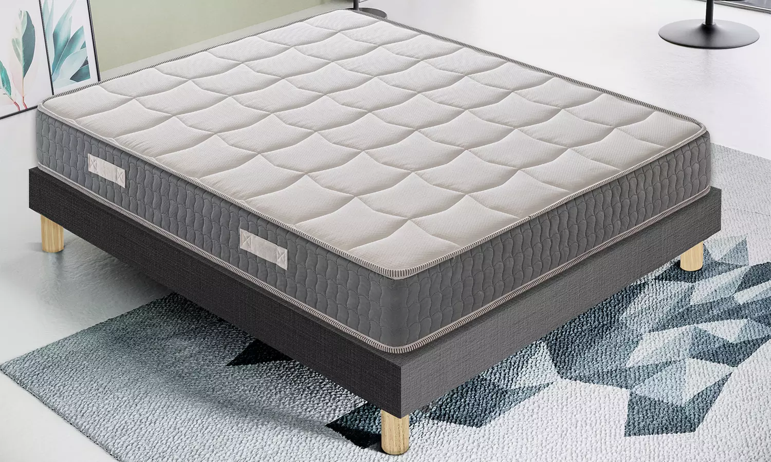 Dubbel comfort traagschuim matras in afmetingen naar keuze - Primary Image