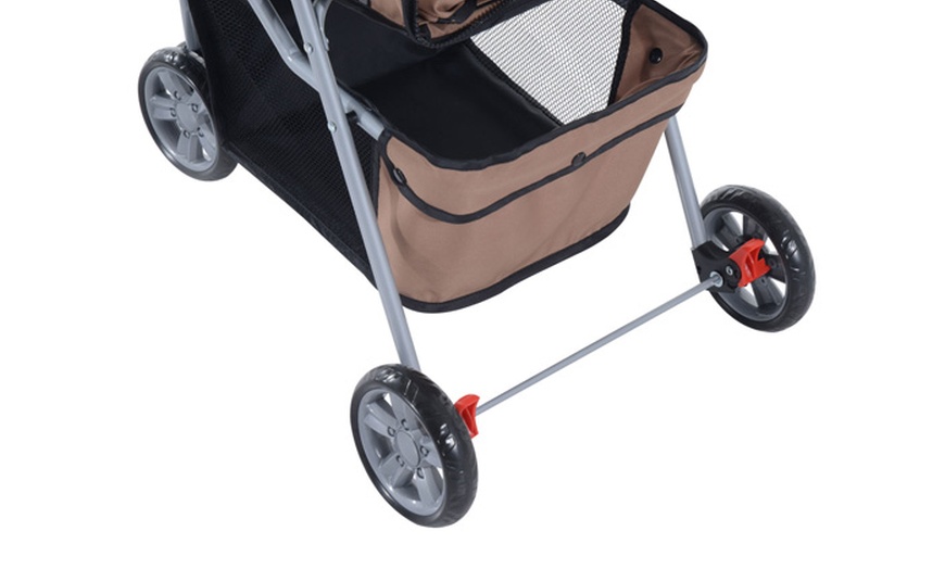 Image 12: PawHut Pet Stroller