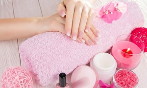 Elevate Your Look: Gel Nail Extensions & Red Wine Wellness Pedicure