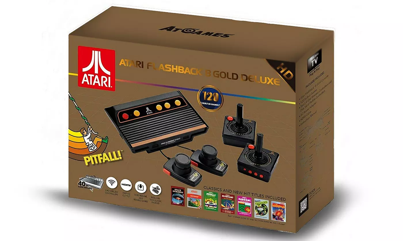 Atari Flashback 8 Gold Deluxe HD Gaming Console (Refurbished) - Primary Image