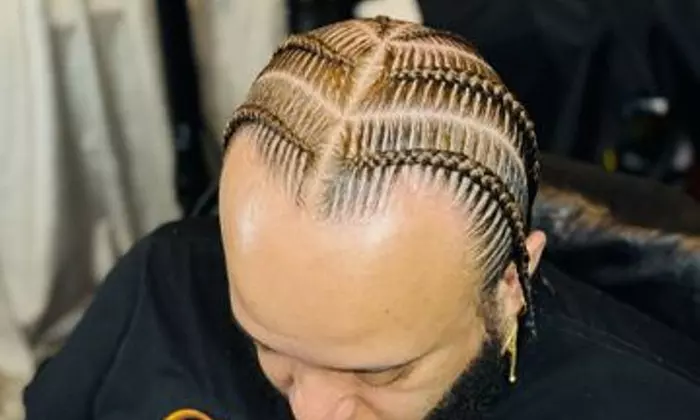 2 Stitch Braids/Cornrows or 4,6 or 8 Stich braids with No Hair Added 