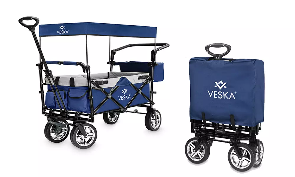 Carrello Pieghevole con Parasole VESKA