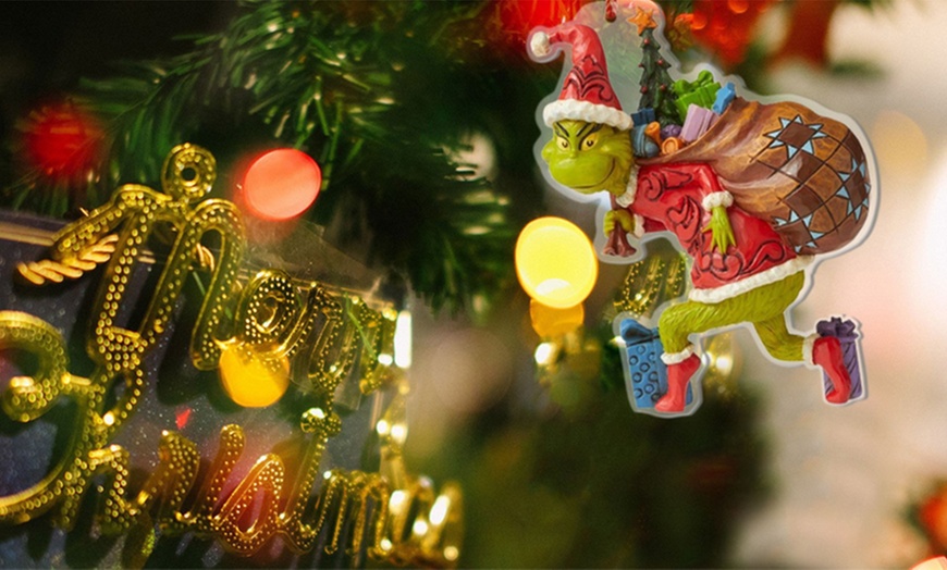 Image 3: Four Cartoon Christmas Tree Decorations