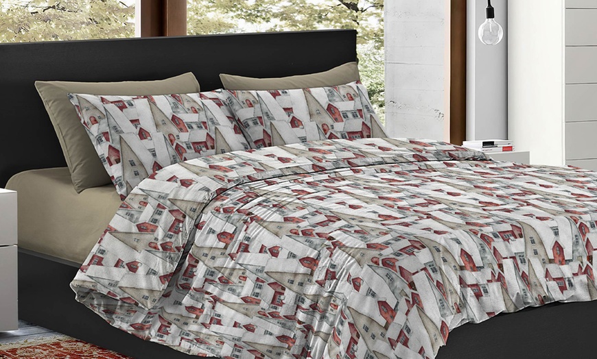 Image 3: Parure de lit microfibre double