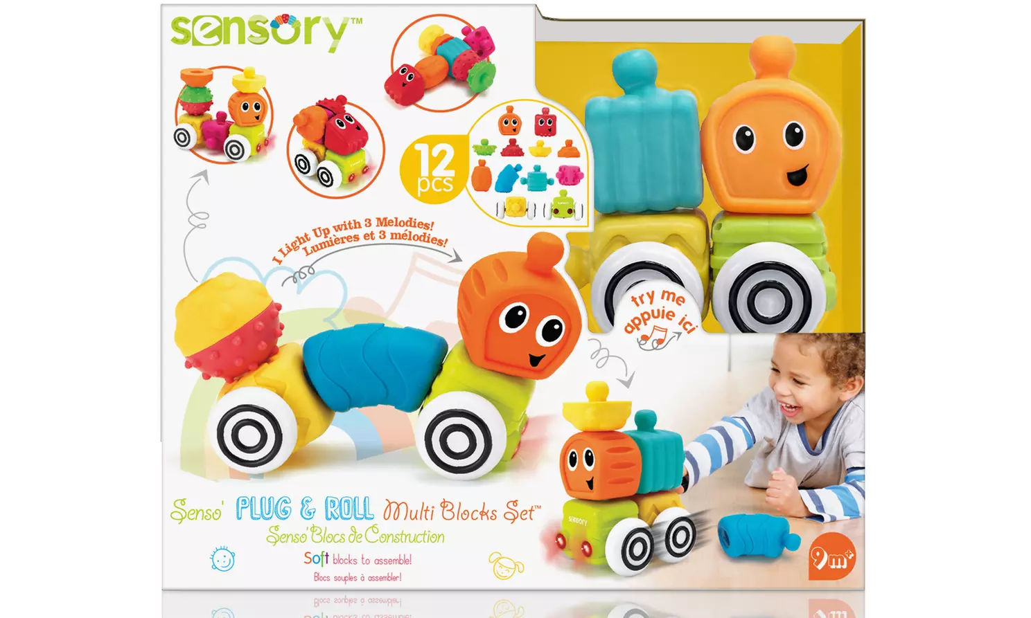 Infantino Sensory Block 12 pièces jeux d'éveil - Second Medium