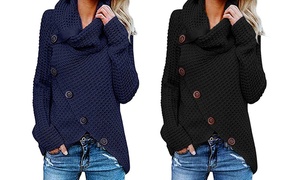  Women's Button Front Jumper 