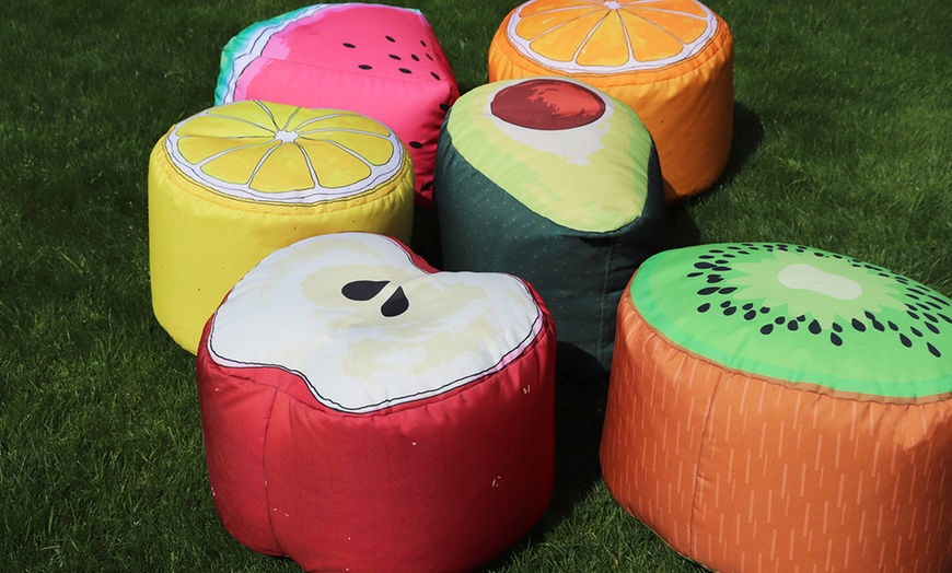 Image 15: Kids' Fruit Print Bean Bag