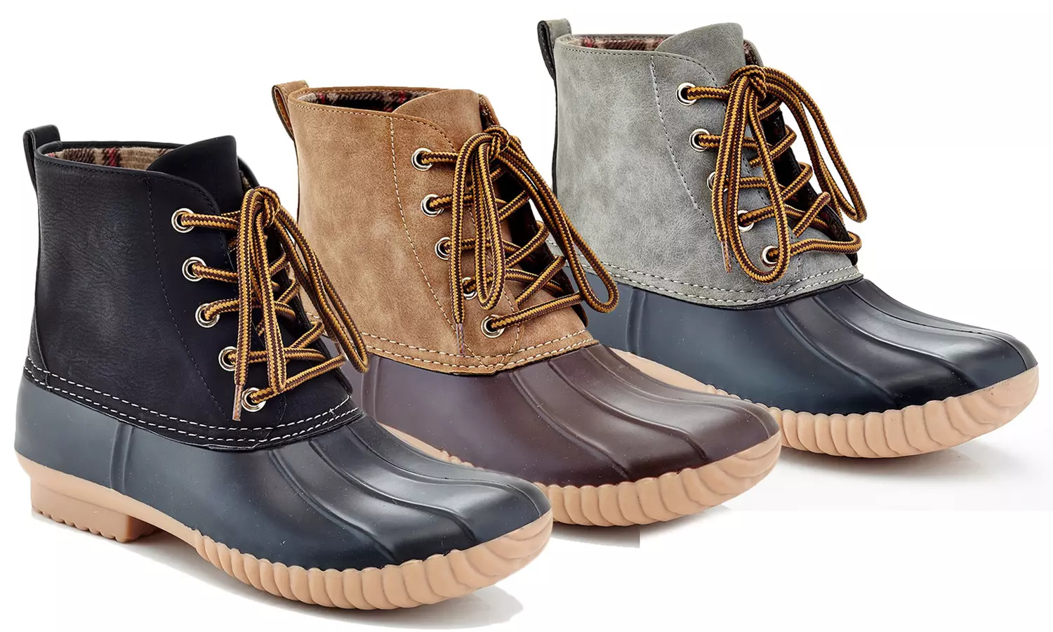 Women's Lace-Up All Weather Classic Duck Boots - Primary Image