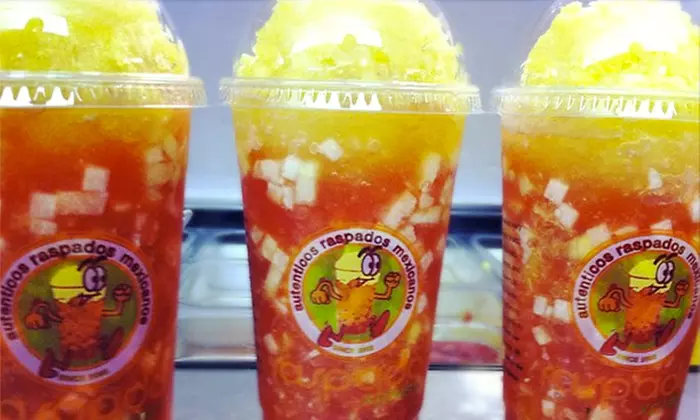 $15 for 5 Groupons, Each Good for a Large Specialty Drink, Raspado, or Smoothie at Raspado Xpress ($24.50 Total Value)  - Primary Image