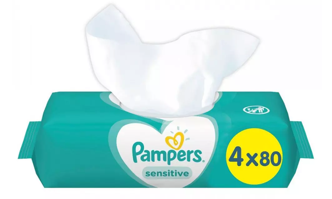 Pack de 480 lingettes pour bébé Pampers et 64 lingettes Fisher-Price avec boite de rangement - Second Medium