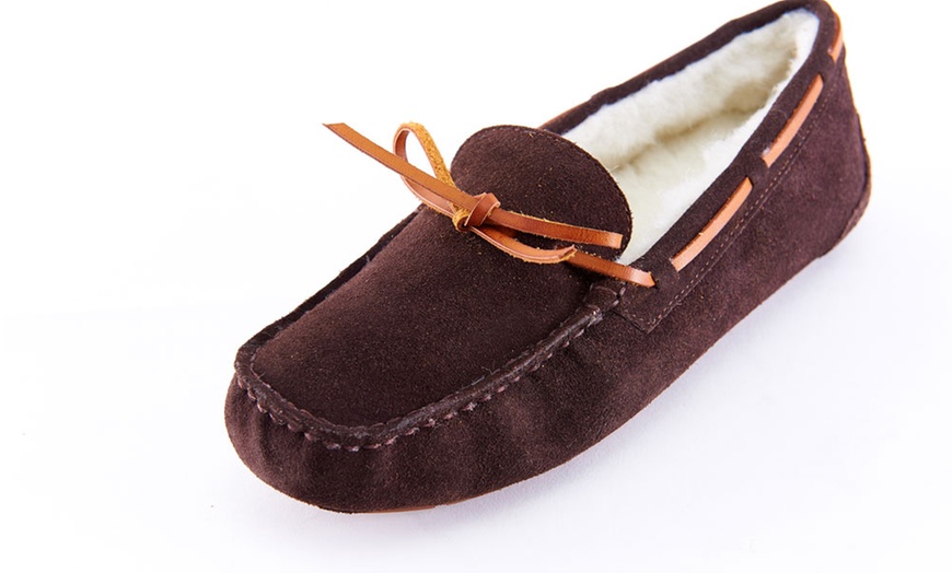 Image 28: Suède moccasins voor dames