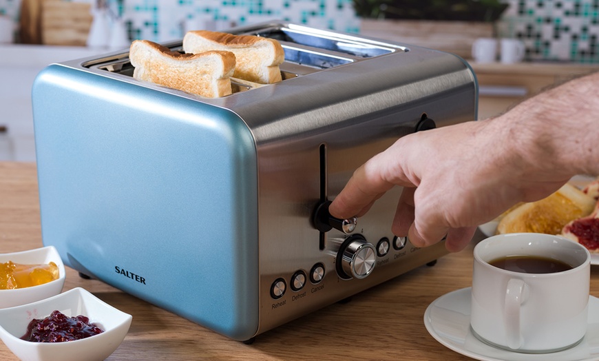 Image 4: Salter Polaris Four-Slice Toaster