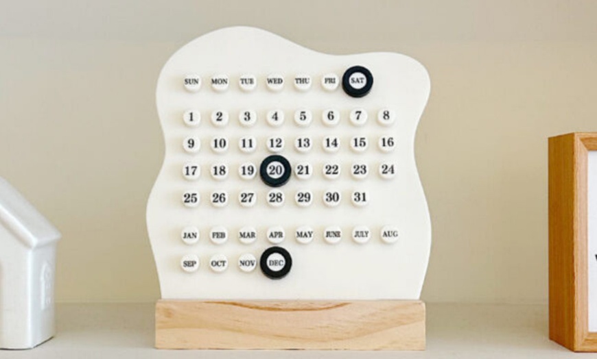 Image 3: DIY Ring Toss Perpetual Calendar
