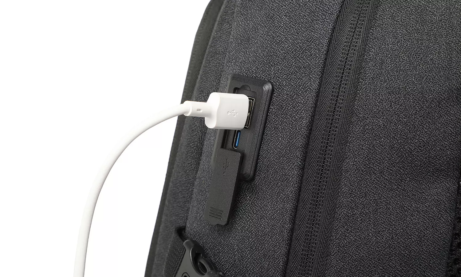 Rugzak voorzien van usb-poort