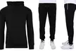 2-Piece Galaxy By Harvic Men's Fleece-Lined Pullover Hoodie & Jogger Set (S-5XL) - Second Medium