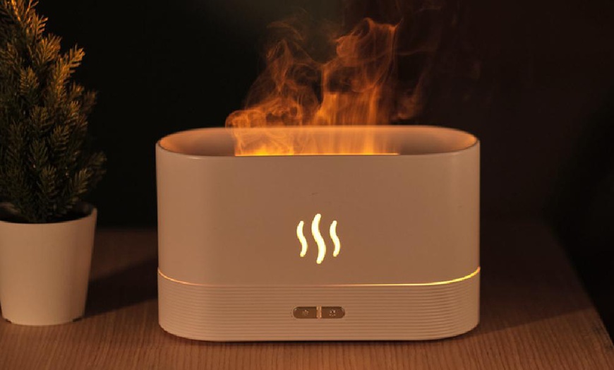 Image 5: Flame Effect Humidifier