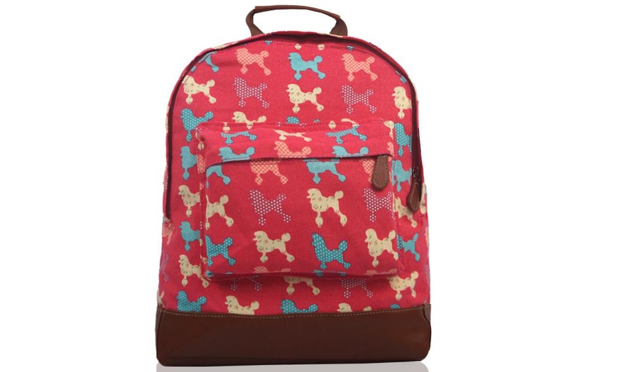 Image 23: Retro Canvas Backpack