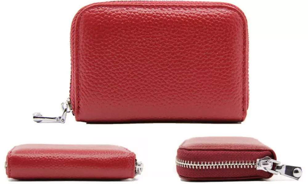 Portacarte in pelle RFID, protezione e stile in un formato compatto