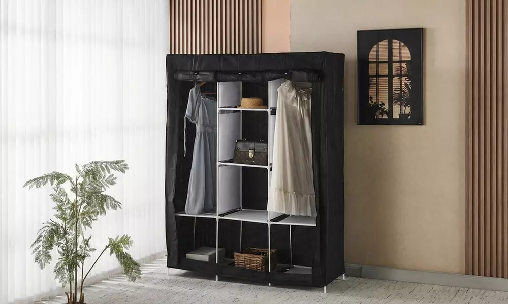 Armoire penderie en tissu "Armando"