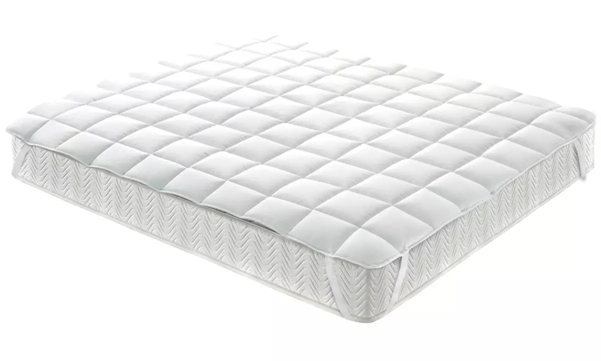 Topper trapuntato idea per dare nuova vita al tuo materasso, anche misura francese, Made in Italy - Primary Image