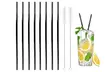 Stainless Steel Straws. Multiple Colors Available (4 or 8-Pack) - Second Medium