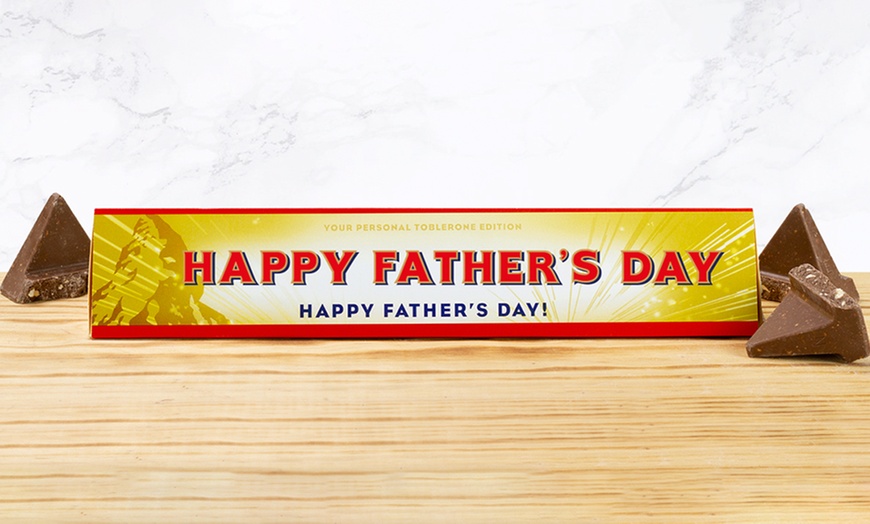 Image 2: Father's Day Toblerone Chocolate