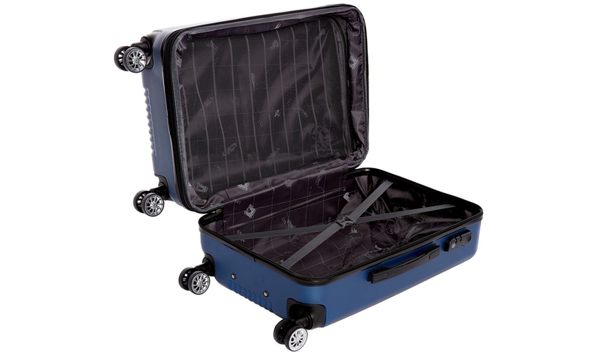 Image 4: Panama Trolley Suitcase Set