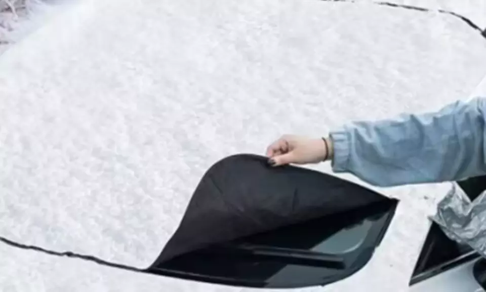 Magnetic Windscreen Car Cover With Wing Mirror Covers