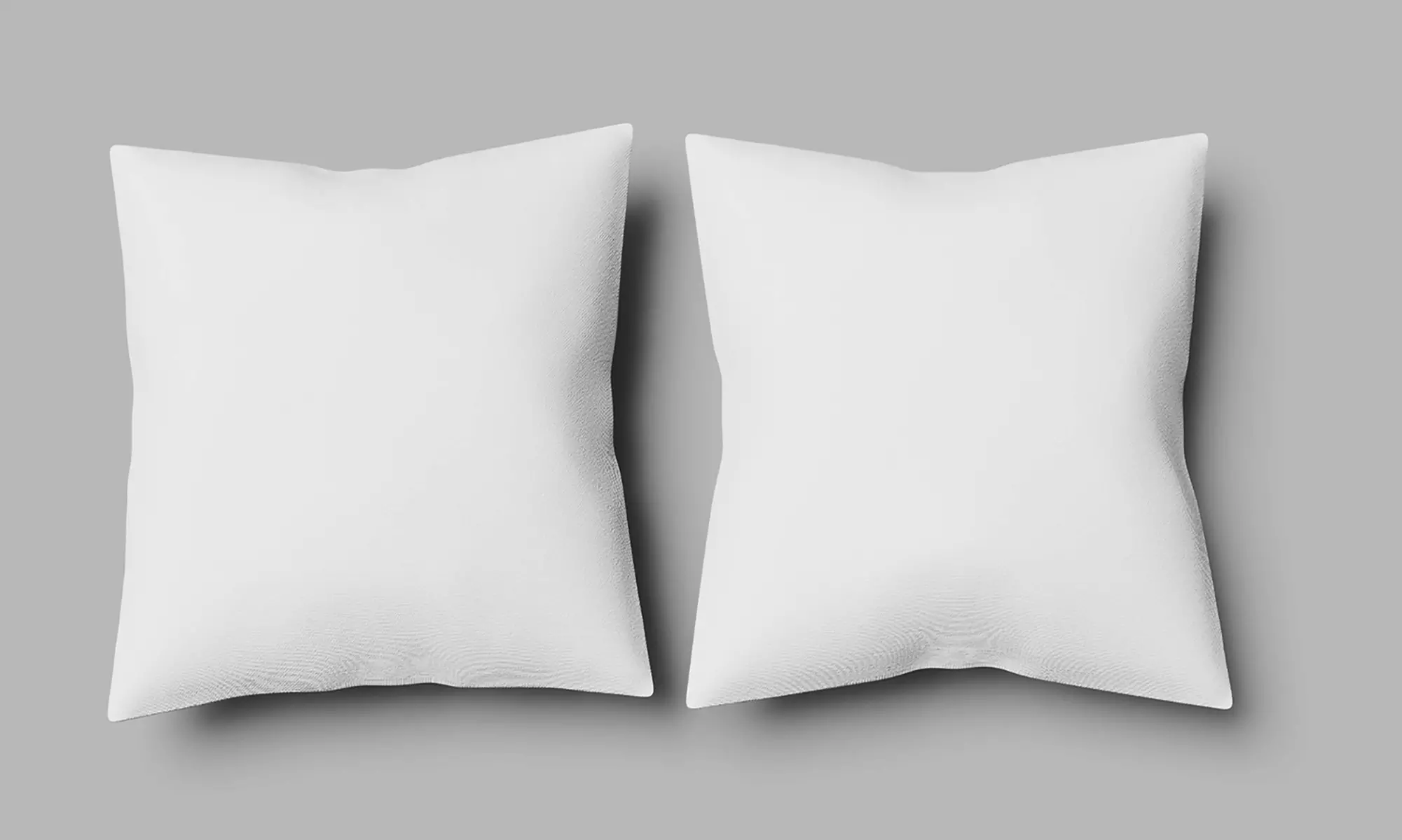 Lot de 2 oreillers Promo Linge en polyester moelleux