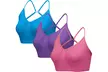 Lot de 3 soutien-gorges Blu Apparel sans couture et à bretelles fines - Second Medium